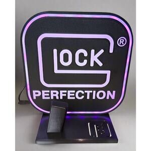Glock-Inspired "Perfection" LED Light Box & Stand